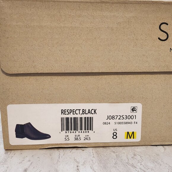 Soul Naturalizer Respect Chelsea Booties Black Faux Leather 8M - A049 - Picture 10 of 11